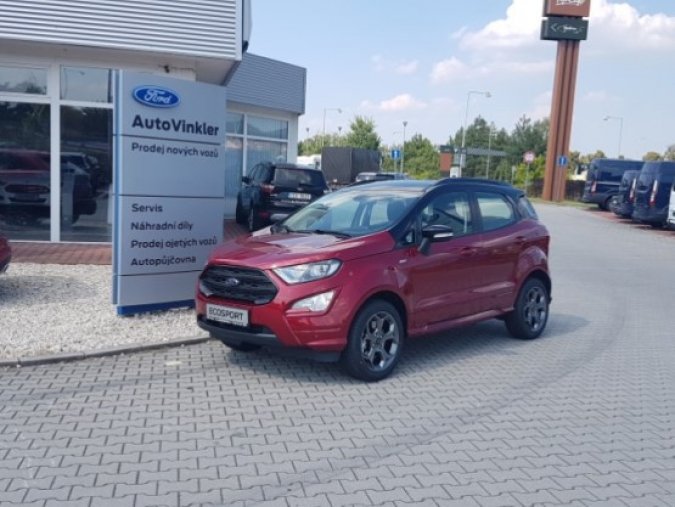 Ford EcoSport, 1.0 EcoBoost, barva červená