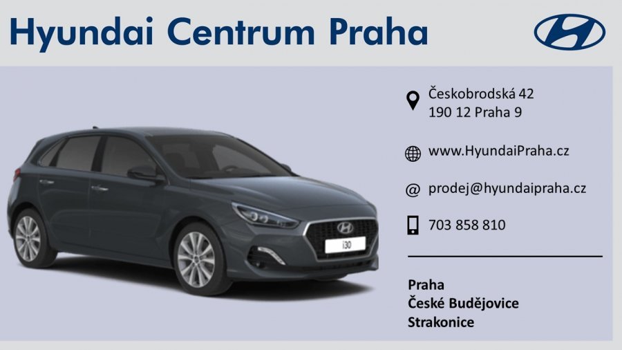 Hyundai i30, 1,0 T-GDI 88 kW (95 NAT) 6 st. man, barva šedá