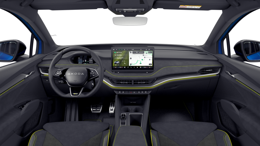 Škoda Elroq, 84 kWh 250 kW 1° převodovka 4x4, barva modrá