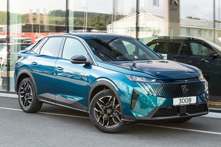 Peugeot 3008, Peugeot 3008 1,2 ALLURE Hybrid 136 e-DCS6, barva modrá