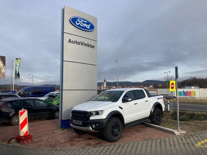 Ford Ranger, Raptor, Dvojkabina, 2.0 EcoBlue Bi-Turbo 157 kW/213 k, 10st. automatická, 4WD, barva bílá