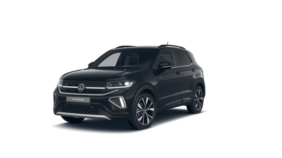 Volkswagen T-Cross, T-Cross R-Line People 1.0 TSI 85 kW 6G, barva černá