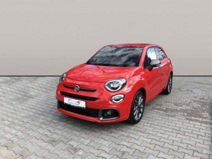 Fiat 500X, SPORT 1.0 120k, barva červená