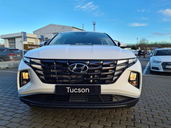 Hyundai Tucson, 1,6 T-GDI 4x2 110 kW 6st. manuální, barva bílá