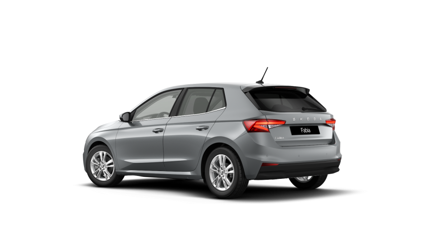 Škoda Fabia, 1,0 TSI 85 kW 7° automatická DSG, barva stříbrná