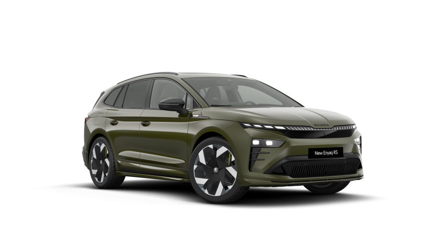 Škoda Enyaq iV, 84 kWh 250,00 kW 1° automatická 4x4, barva zelená