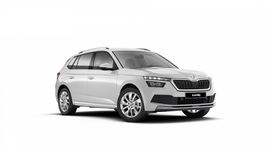 Škoda Kamiq, 1,0 TSI 81 KW 6-stup. mech., barva bílá