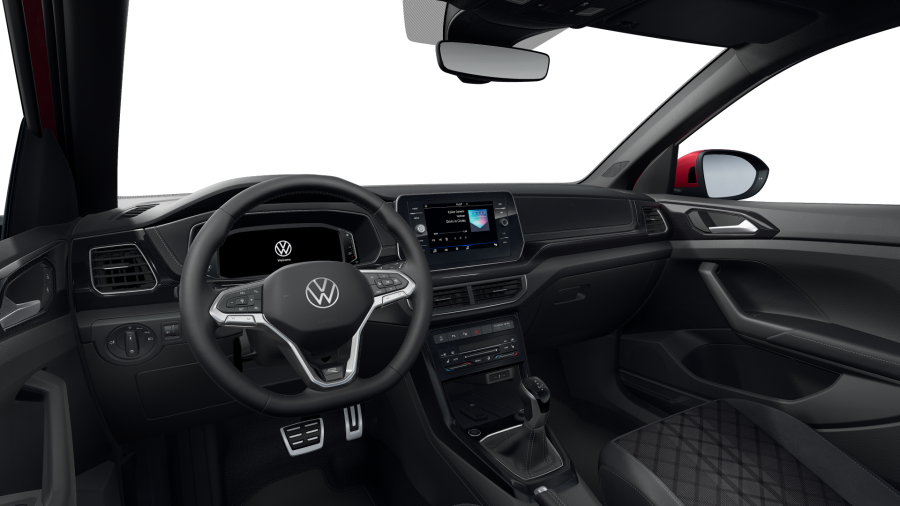 Volkswagen T-Cross, T-Cross R-Line 1.0 TSI 85 kW 7DSG, barva červená