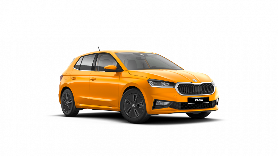 Škoda Fabia, 1,5 TSI 110 kW 7-stup. automat., barva oranžová