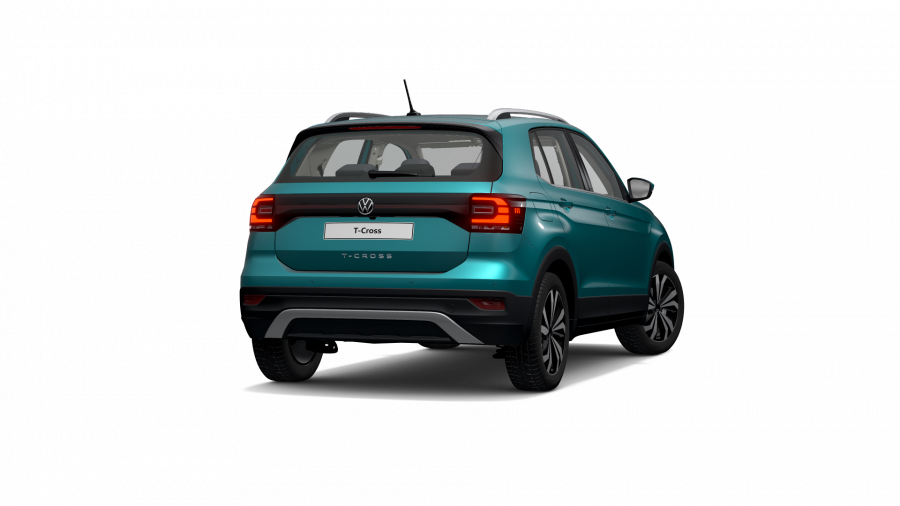 Volkswagen T-Cross, T-Cross Style 1,0 TSI 81 kW 6G, barva tyrkysová