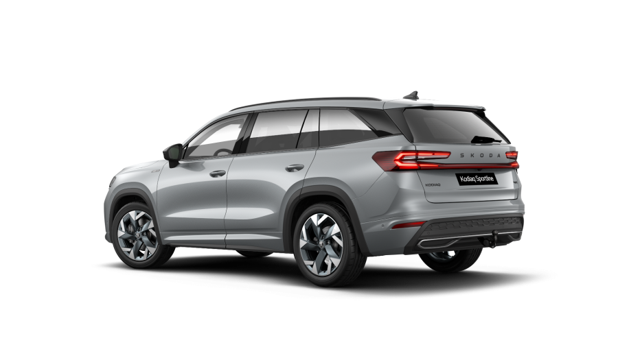 Škoda Kodiaq, 2,0 TDI 142 kW 7° automatická DSG 4x4, barva stříbrná