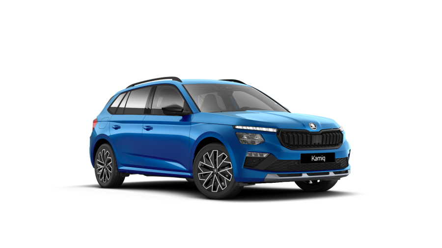 Škoda Kamiq, 1,0 TSI 85 kW 7° automatická DSG, barva modrá