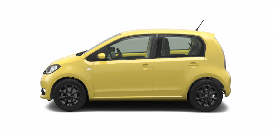 Škoda Citigo, 1,0 MPI 55 kW 5-stup. ASG, barva žlutá