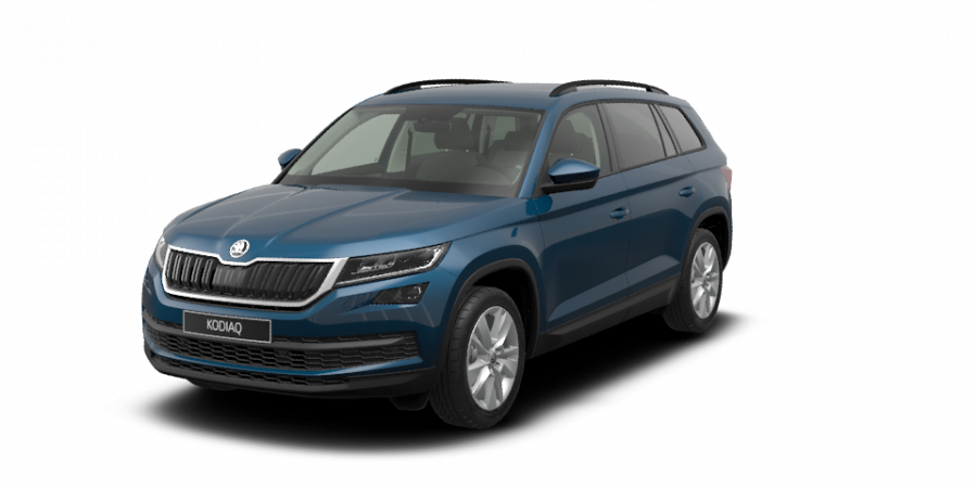 Škoda Kodiaq, 2,0 TDI 110 kW 6-stup. mech. 4x4, barva modrá