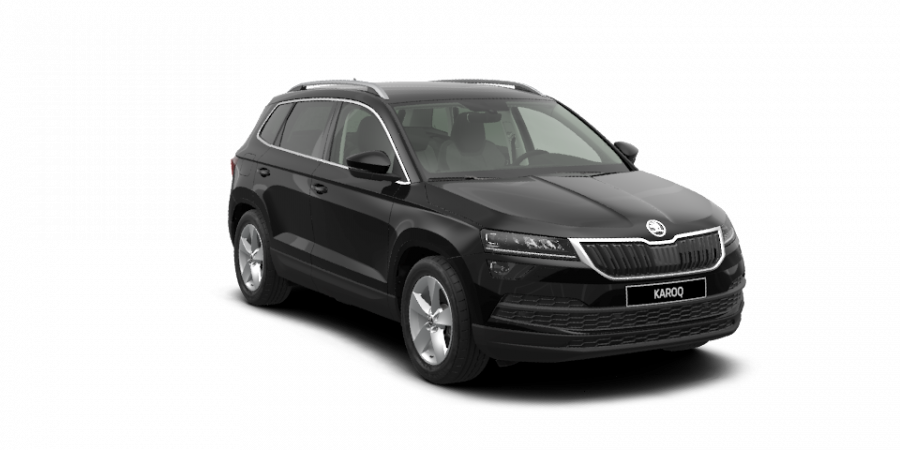 Škoda Karoq, 1,0 TSI 85 kW 6-stup. mech., barva černá