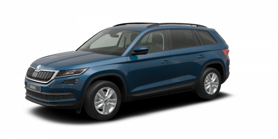 Škoda Kodiaq, 2,0 TDI 110 kW 6-stup. mech. 4x4, barva modrá