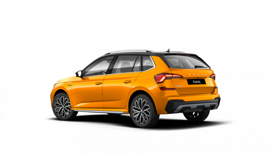 Škoda Kamiq, 1,5 TSI 110 kW 7-stup. automat., barva oranžová