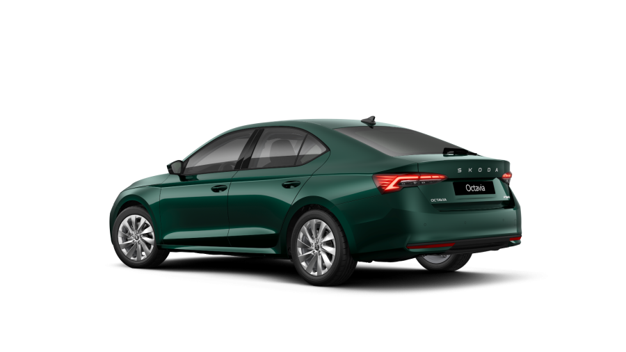 Škoda Octavia, 1,5 TSI m-HEV 85 kW 7-stup. automat., barva zelená