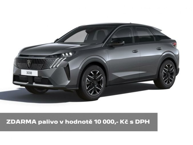 Peugeot 3008, Peugeot 3008 ALLURE HYBRID 145 e-DCS6, barva šedá