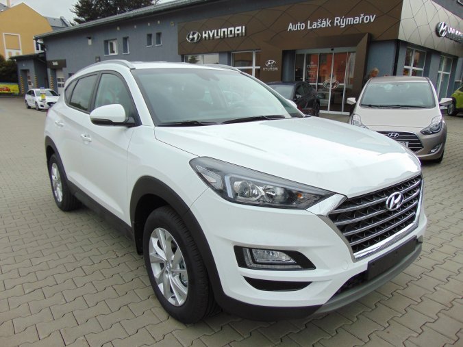 Hyundai Tucson, 1,6 T-GDi 130 kW (95 NAT) 6 st. man, barva bílá