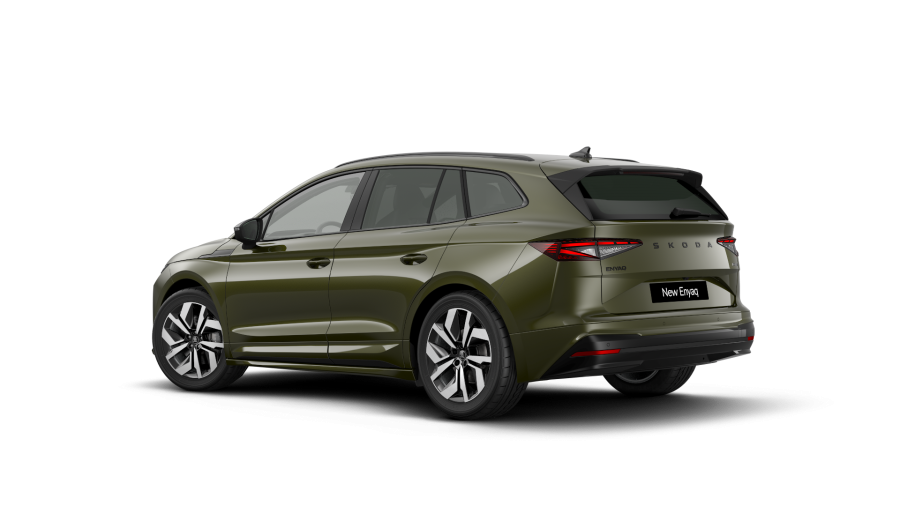 Škoda Enyaq iV, 82 kWh 1-stup. automat. 4x4, barva zelená