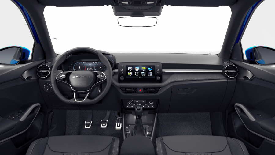 Škoda Fabia, 1,0 TSI 85 kW 6° manuální, barva modrá