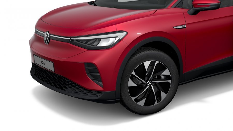 Volkswagen ID.4, ID.4 Pro Performance 150 kW, kap. 77 kWh, barva červená