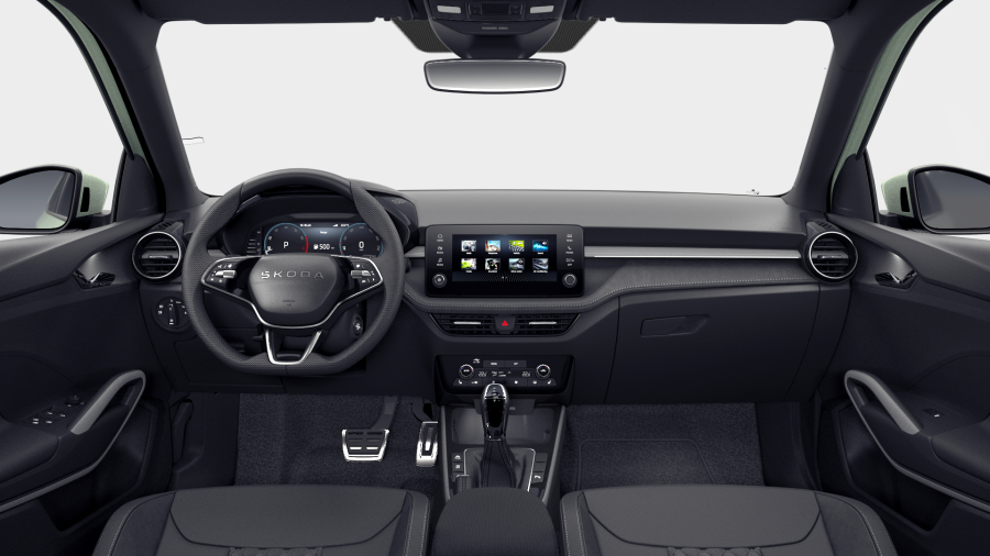 Škoda Fabia, 1,0 TSI 85 kW 7° automatická DSG, barva zelená