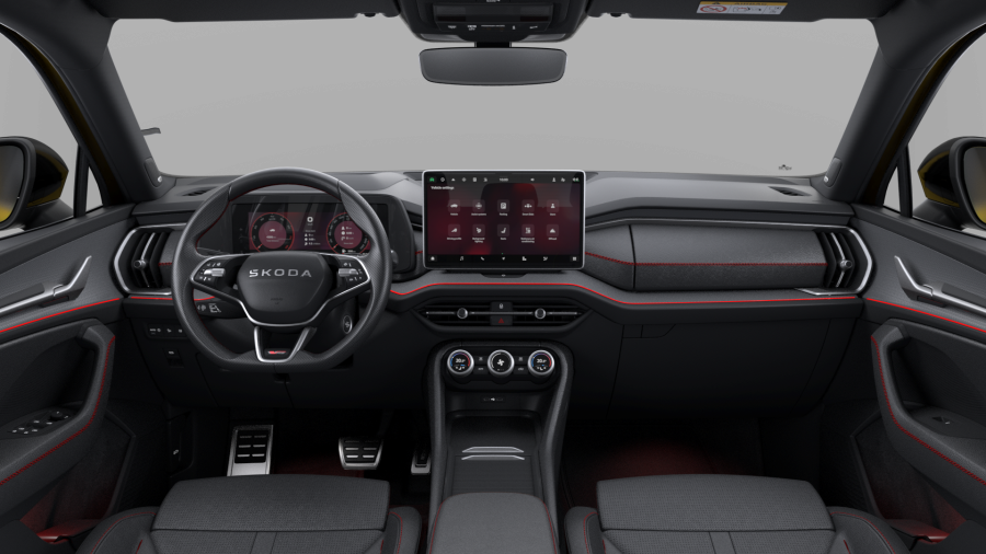 Škoda Kodiaq, 2,0 TSI 195 kW 7° automatická DSG 4x4, barva zlatá