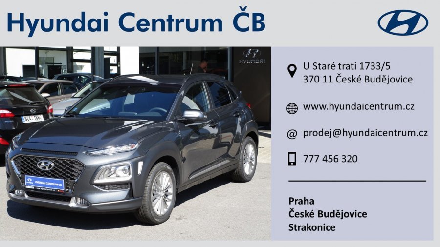 Hyundai Kona, 1,0 T-GDI 88 kW (95 NAT) 6 st. man, barva černá
