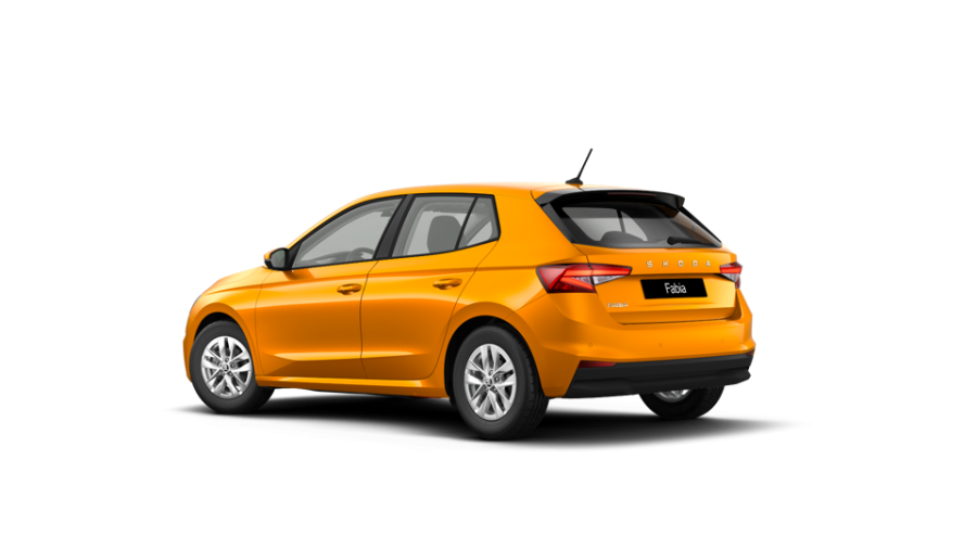 Škoda Fabia, 1,0 TSI 70 kW 5° manuální, barva oranžová