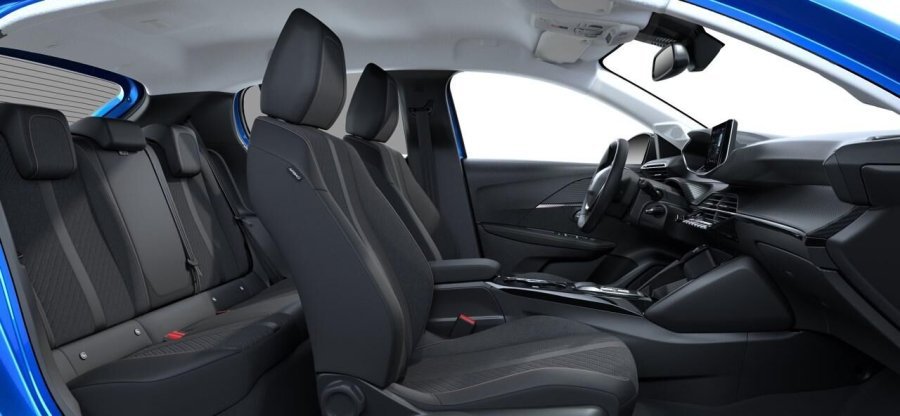 Peugeot 208, Peugeot 208 ALLURE Hybrid 110 e-DCS6, barva modrá