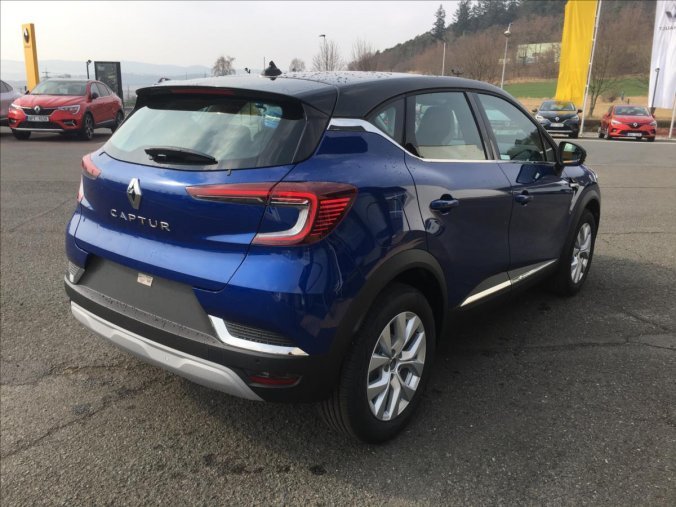 Renault Captur, 1,0 TCe 90  Intens, barva modrá