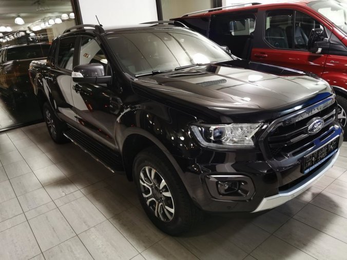 Ford Ranger, Double Cab Wildtrak, Dvojkabina, 2.0 EcoBlue Bi-Turbo 157 kW/213 k, 10st. automatická, 4WD, barva černá