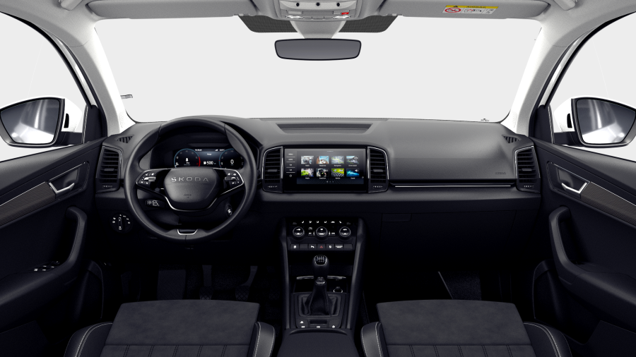 Škoda Karoq, 1,5 TSI 110 kW 6° manuální, barva bílá