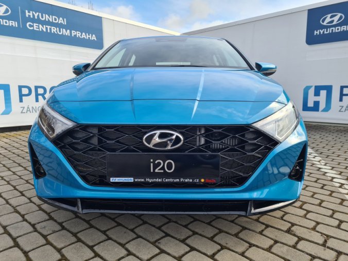 Hyundai i20, 1,0 T-GDI 74 kW 6st. manuální, barva modrá