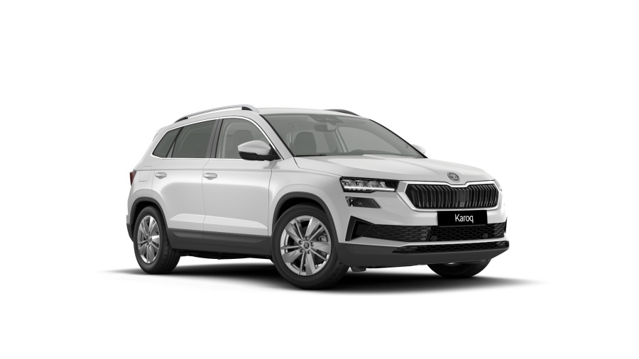 Škoda Karoq, 1,5 TSI 110 kW 7° automatická DSG, barva bílá