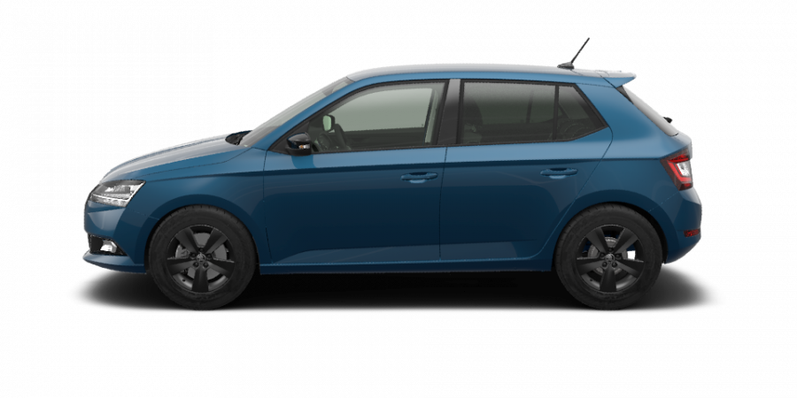 Škoda Fabia, 1,0 TSI 70 kW 5-stup. mech., barva modrá