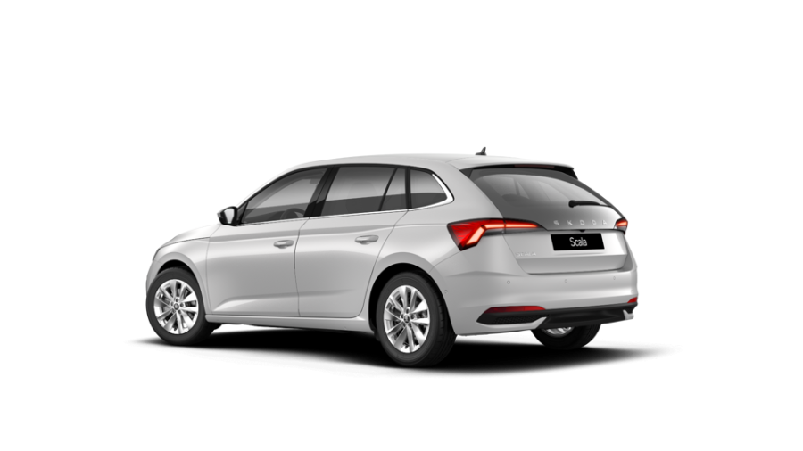 Škoda Scala, 1,0 TSI 85 kW 7-stup. automat., barva bílá