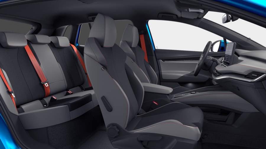 Škoda Elroq, 82 kWh 1° převodovka, barva modrá