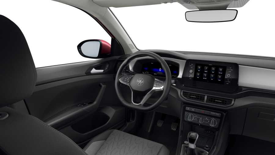 Volkswagen T-Cross, T-Cross People 1.0 TSI 70 kW 5G, barva červená