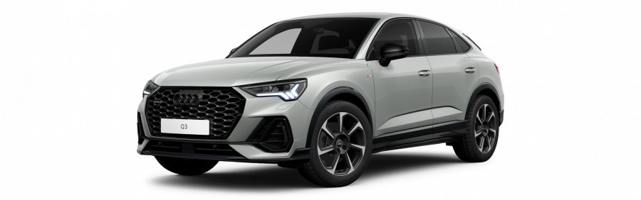 Audi Q3 Sportback, Q3 SB S line 40 TDI 147 kW q, barva stříbrná