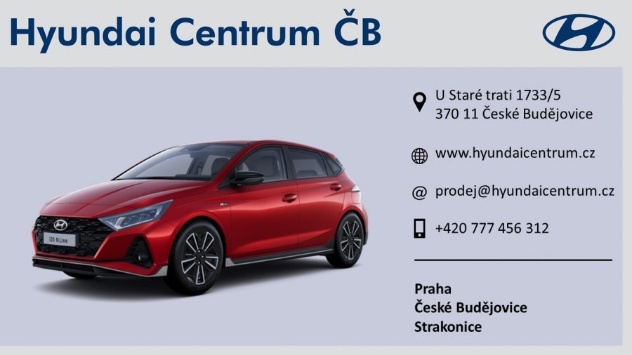 Hyundai i20, 1,2i 62 kW (95 NAT) 5 st. man, barva červená