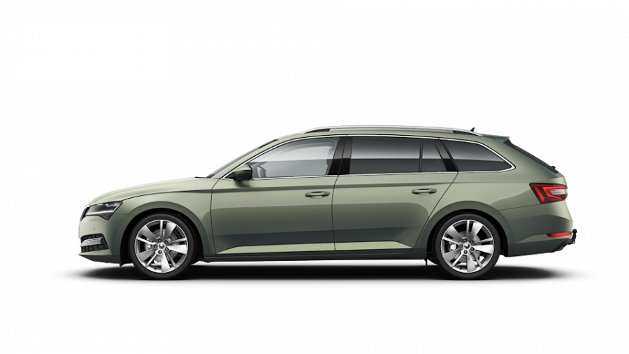 Škoda Superb, 2,0 TDI 147 kW 7-stup. automat., barva zelená