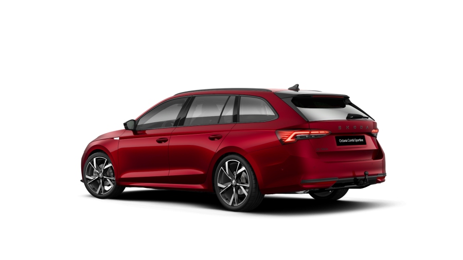 Škoda Octavia, 1,5 TSI m-HEV 110 kW 7° automatická DSG, barva červená