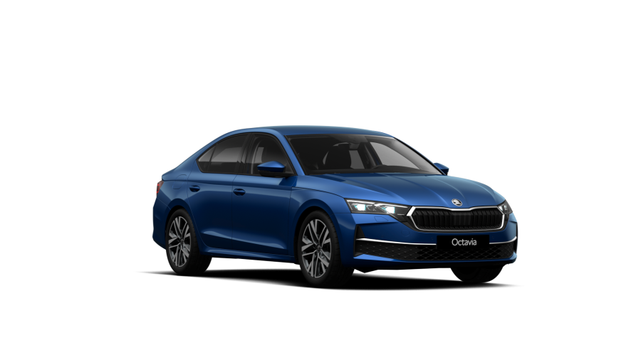 Škoda Octavia, 1,5 TSI m-HEV 110 kW 7-stup. automat., barva modrá