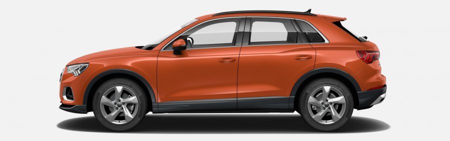 Audi Q3, Nové Audi Q3 Advanced 35 TDI 110 kW, barva oranžová