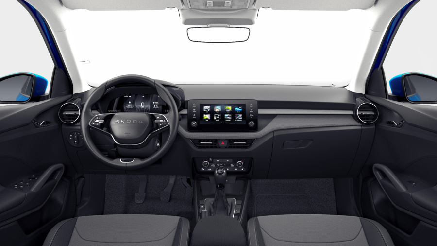 Škoda Fabia, 1,0 MPI 59 kW 5° manuální, barva modrá