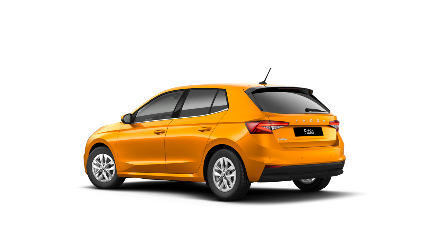 Škoda Fabia, 1,0 TSI 85 kW 7-stup. automat., barva oranžová