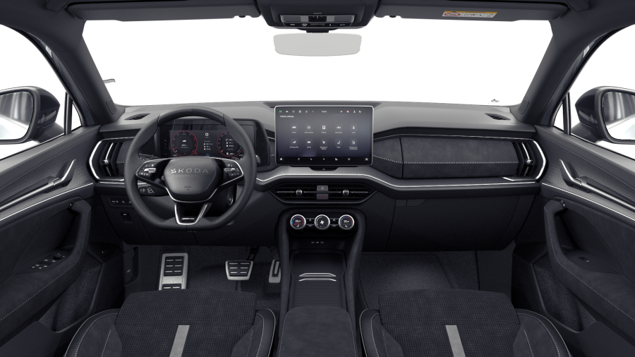 Škoda Kodiaq, 2,0 TDI 142 kW 7° automatická DSG 4x4, barva stříbrná
